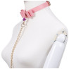Collier Laisse Bow Rose
