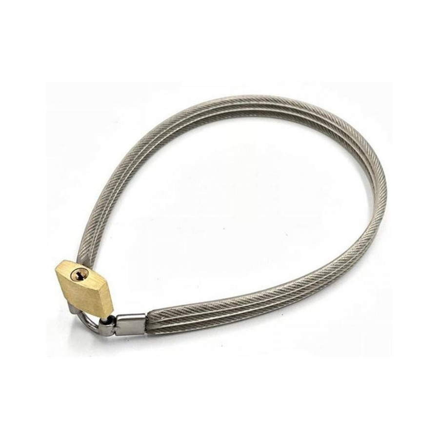 Collier en métal Slave Lock avec Cadeans