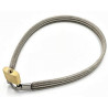 Collier en métal Slave Lock avec Cadeans