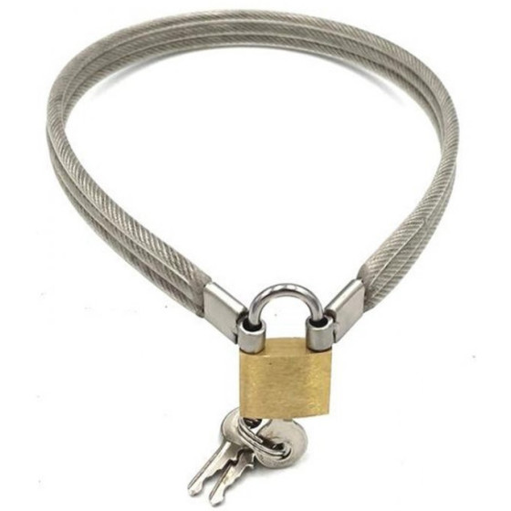 Collier en métal Slave Lock avec Cadeans