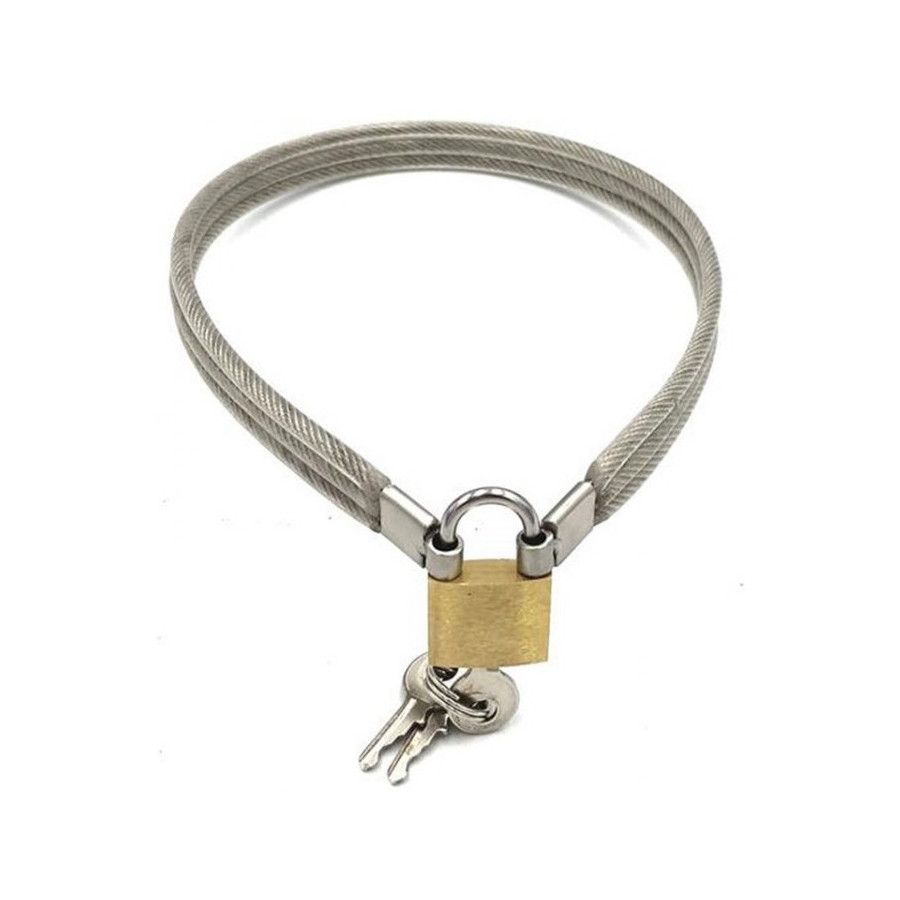 Collier en métal Slave Lock avec Cadeans