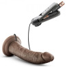 Gode vibrant Dr Dave Dr Skin 18 x 4cm Marron