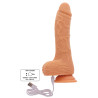 Gode réaliste vibrant à poussée Naked Real 16.5 x 4cm