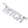 Pince-tétons avec plaque Bitch 40cm