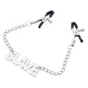 Pince-Tétons avec plaque Slave 40cm