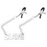 Pince-Tétons avec plaque Slave 40cm