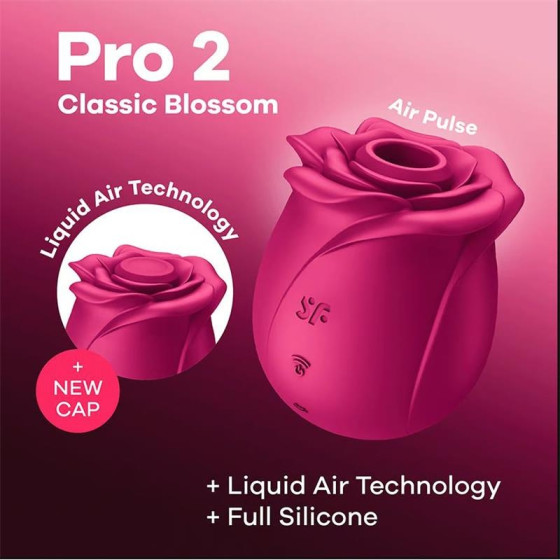 Stimulateur de Clitoris Pro 2 Classic Framboise
