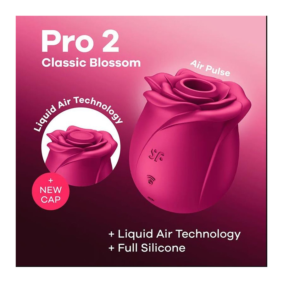Stimulateur de Clitoris Pro 2 Classic Framboise