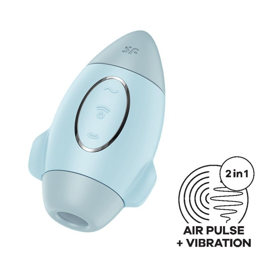 Stimulateur de clitoris Mission Control Bleu Stimulateur de clitoris Mission Control Bleu
