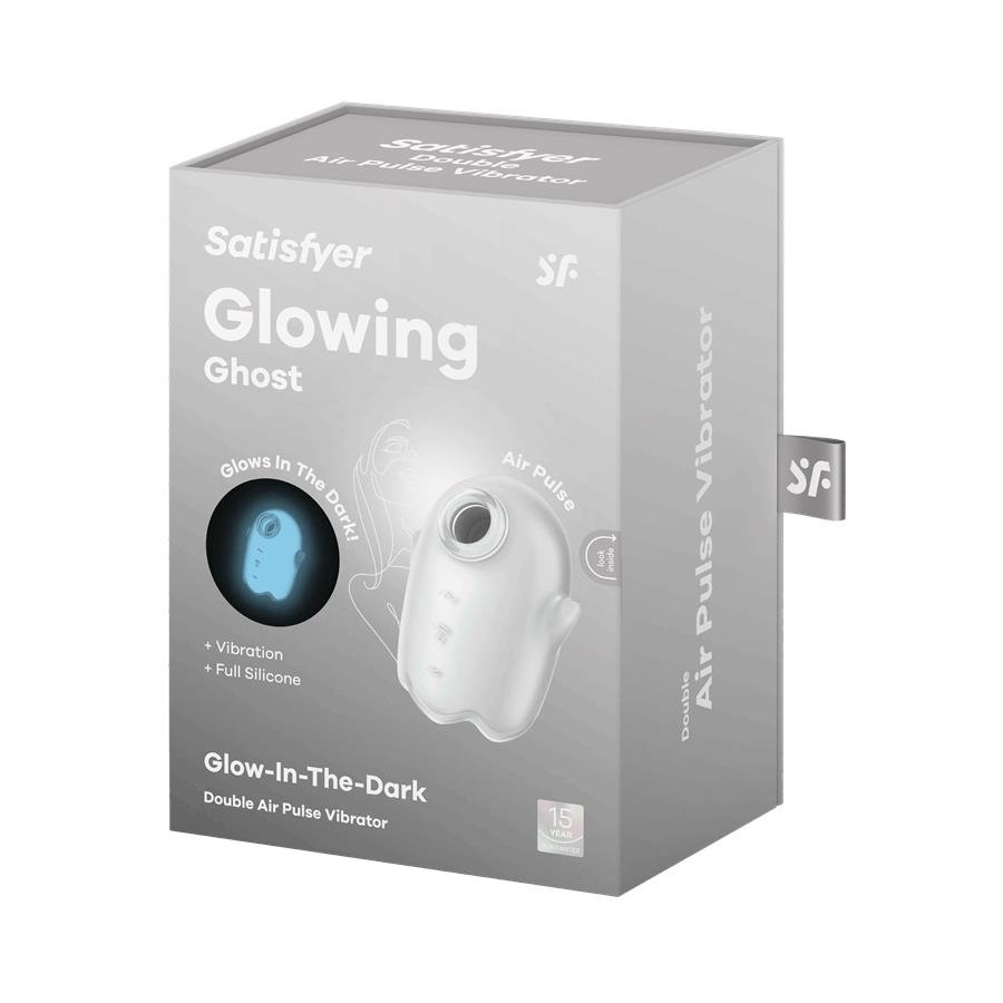 Stimulateur de clitoris Glowing Ghost Blanc