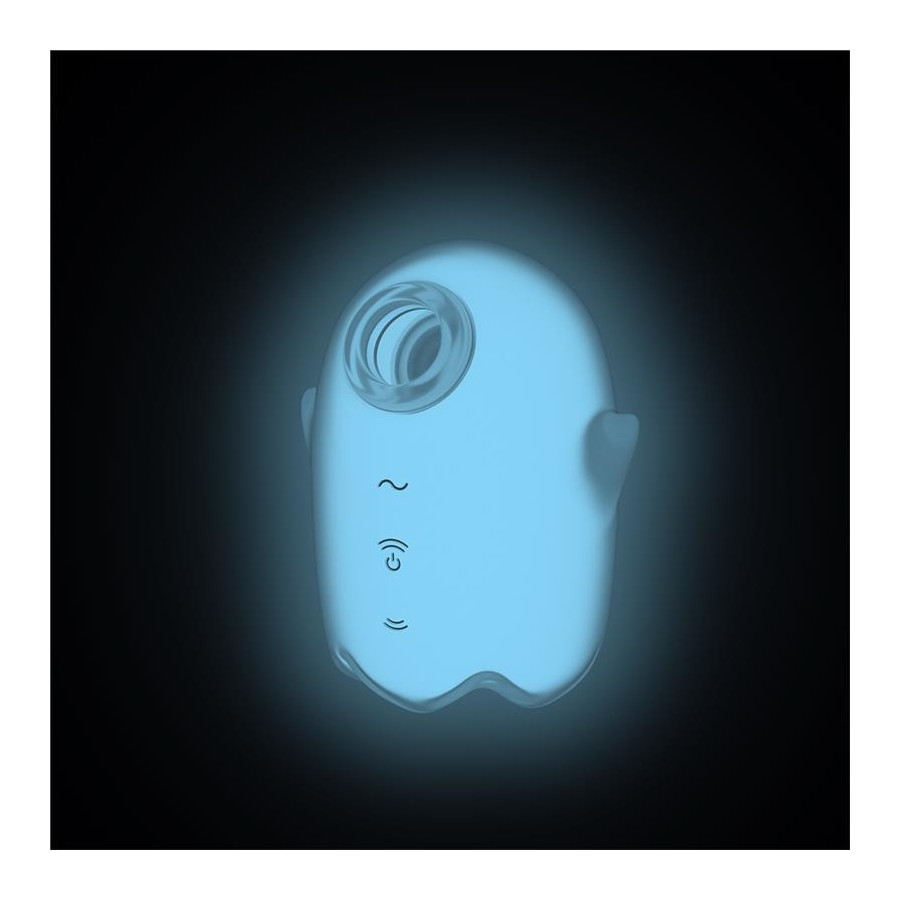 Stimulateur de clitoris Glowing Ghost Blanc