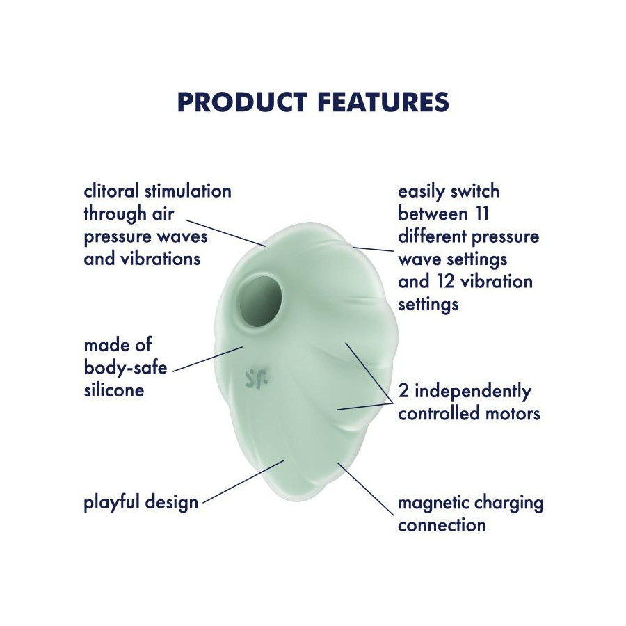 Stimulateur de clitoris Cloud Dancer Menthe