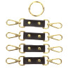 Attaches en croix Hogtie Vogue Noires