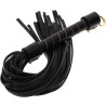 Martinet Studded Whip 55cm Noir