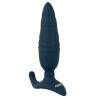Plug vibrant Butt Thrust 14.5 x 4cm Bleu