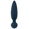 Plug vibrant Butt Thrust 14.5 x 4cm Bleu