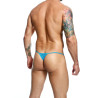String Dentelle Lace Mob Turquoise