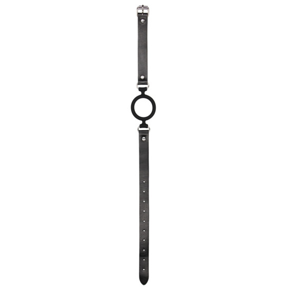 Bâillon en silicone Ring Gag 40mm Noir