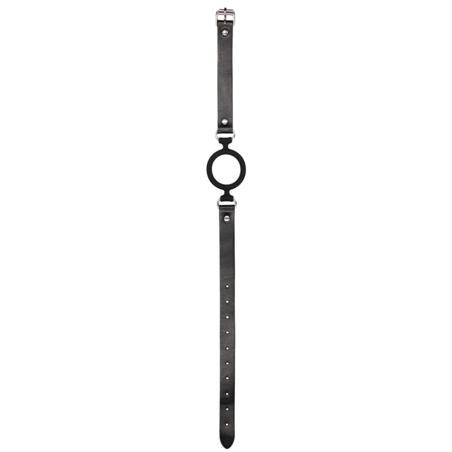 Bâillon en silicone Ring Gag 40mm Noir