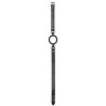 Bâillon en silicone Ring Gag 40mm Noir