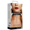 Collier-Laisse à Strass Diamond Studded Noir