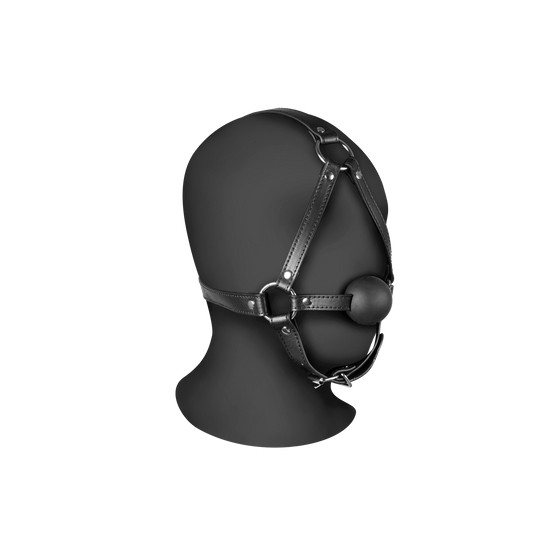 Bâillon Muselière avec boule Gag Xtreme Noir