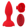 Plug Bijou Vibrant Rose 10 x 4cm