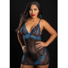 Nuisette Floral Bleu Royal