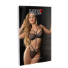 Ensemble Soutien-Gorge String Fishnet Noir