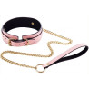 Collier-Laisse phosphorescent Luminous Rose