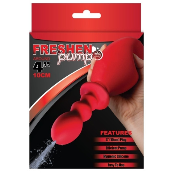 Poire de lavement Fresh Wash 10 x 3.2 cm - Contenance 275ml Rouge