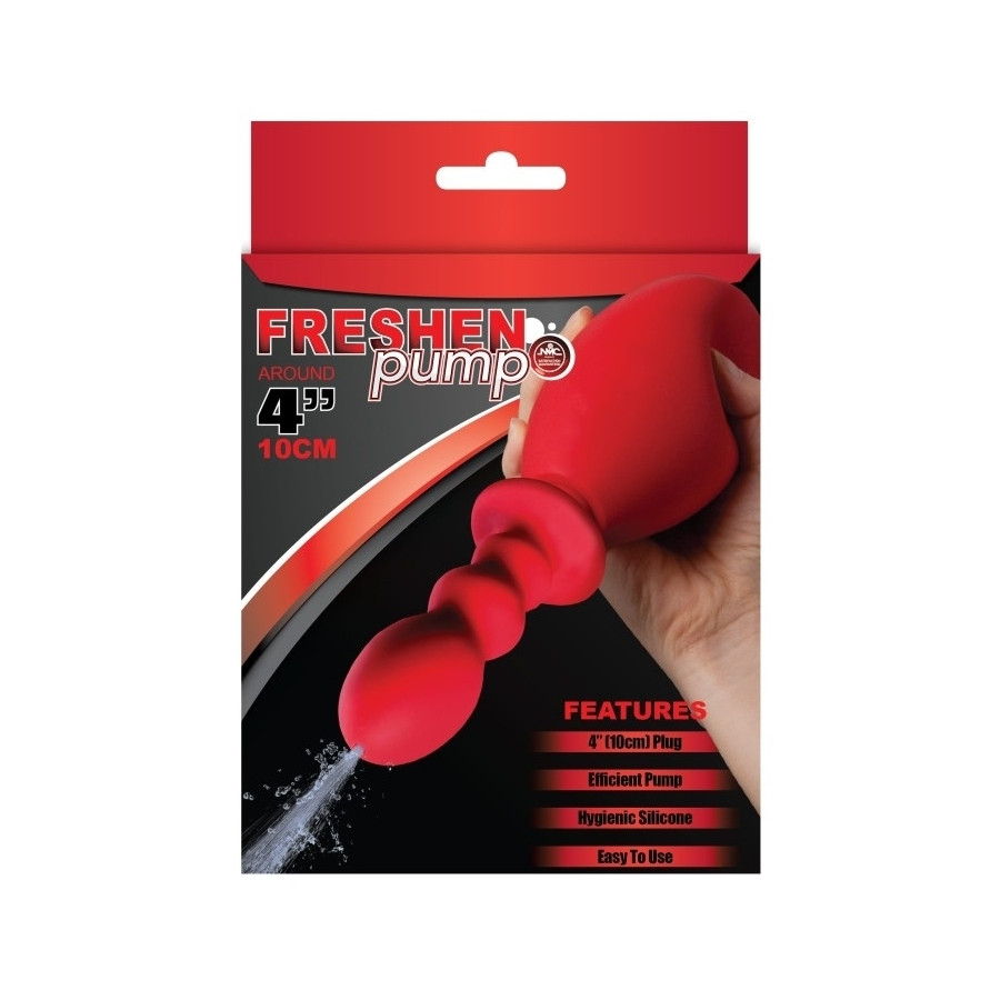 Poire de lavement Fresh Wash 10 x 3.2 cm - Contenance 275ml Rouge