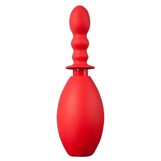 Poire de lavement Fresh Wash 10 x 3.2 cm - Contenance 275ml Rouge