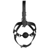 Bâillon Boule avec Crochet nasal Gag Noise Noir