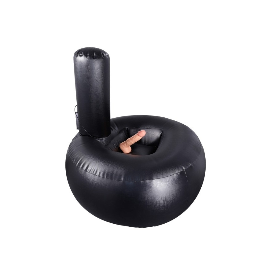 Coussin gonflable avec Gode Lust Thruster Noir Coussin gonflable avec Gode Lust Thruster Noir