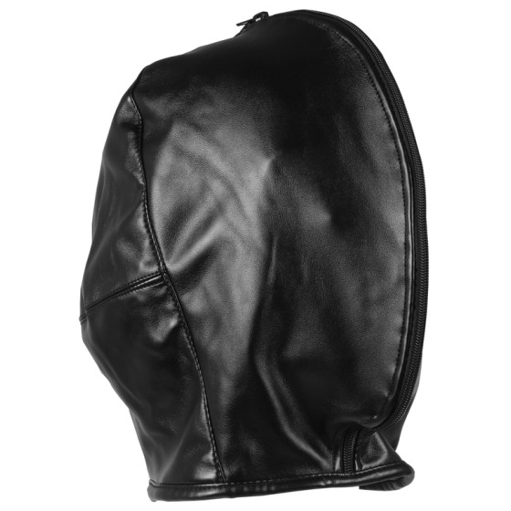 Cagoule Zip-Up Bondage Noire