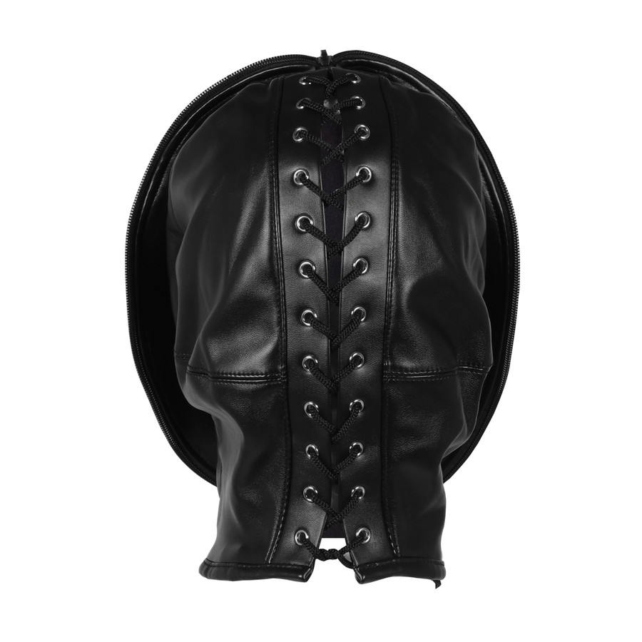 Cagoule Zip-Up Bondage Noire