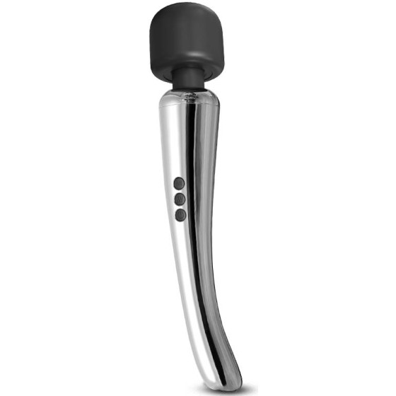 Stimulateur Wand Silvery 30 cm - Tête 55 mm Argenté