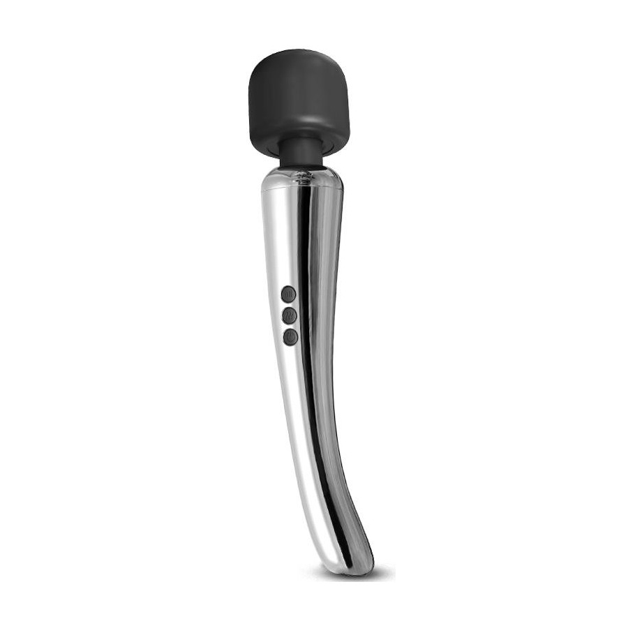 Stimulateur Wand Silvery 30 cm - Tête 55 mm Argenté Stimulateur Wand Silvery 30 cm - Tête 55 mm Argenté