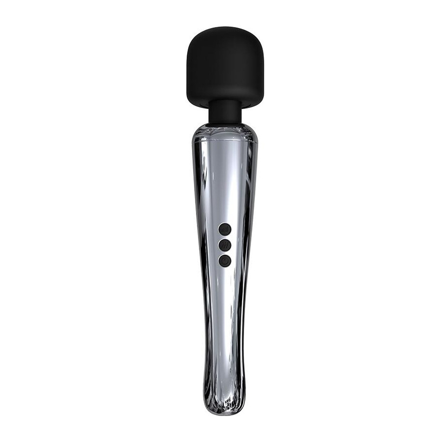 Stimulateur Wand Silvery 30 cm - Tête 55 mm Argenté