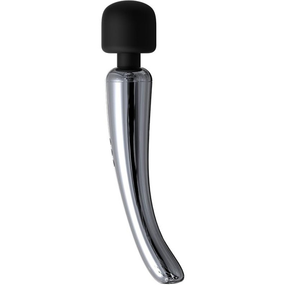 Stimulateur Wand Silvery 30 cm - Tête 55 mm Argenté