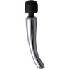 Stimulateur Wand Silvery 30 cm - Tête 55 mm Argenté