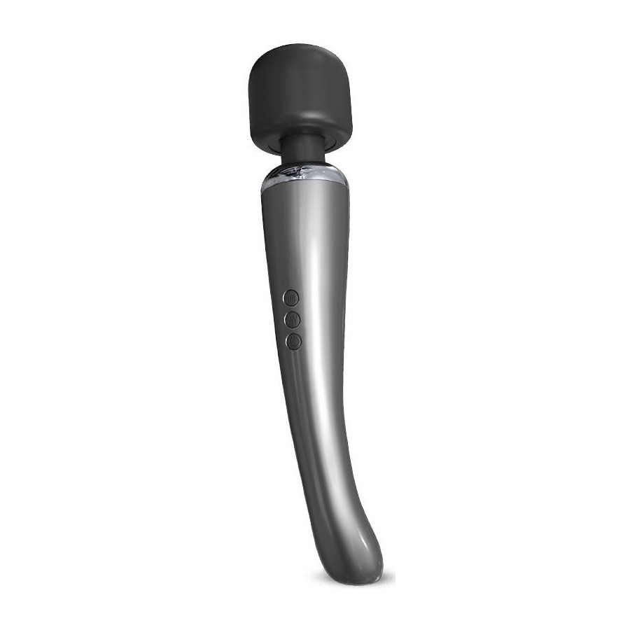 Masturbateur Wand Graphity 30 cm - Tête de 55 mm Gris Masturbateur Wand Graphity 30 cm - Tête de 55 mm Gris