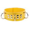 Collier en cuir Ultra Jaune
