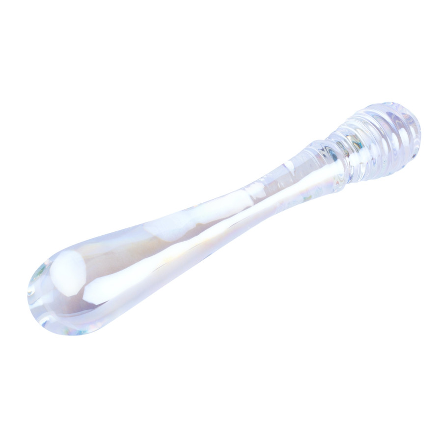 Gode en Verre Twin Pleasures 20 x 3.6cm Transparent Gode en Verre Twin Pleasures 20 x 3.6cm Transparent