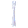 Gode en Verre Twin Pleasures 20 x 3.6cm Transparent