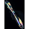 Gode en Verre Double Delight 22 x 3.6cm Transparent