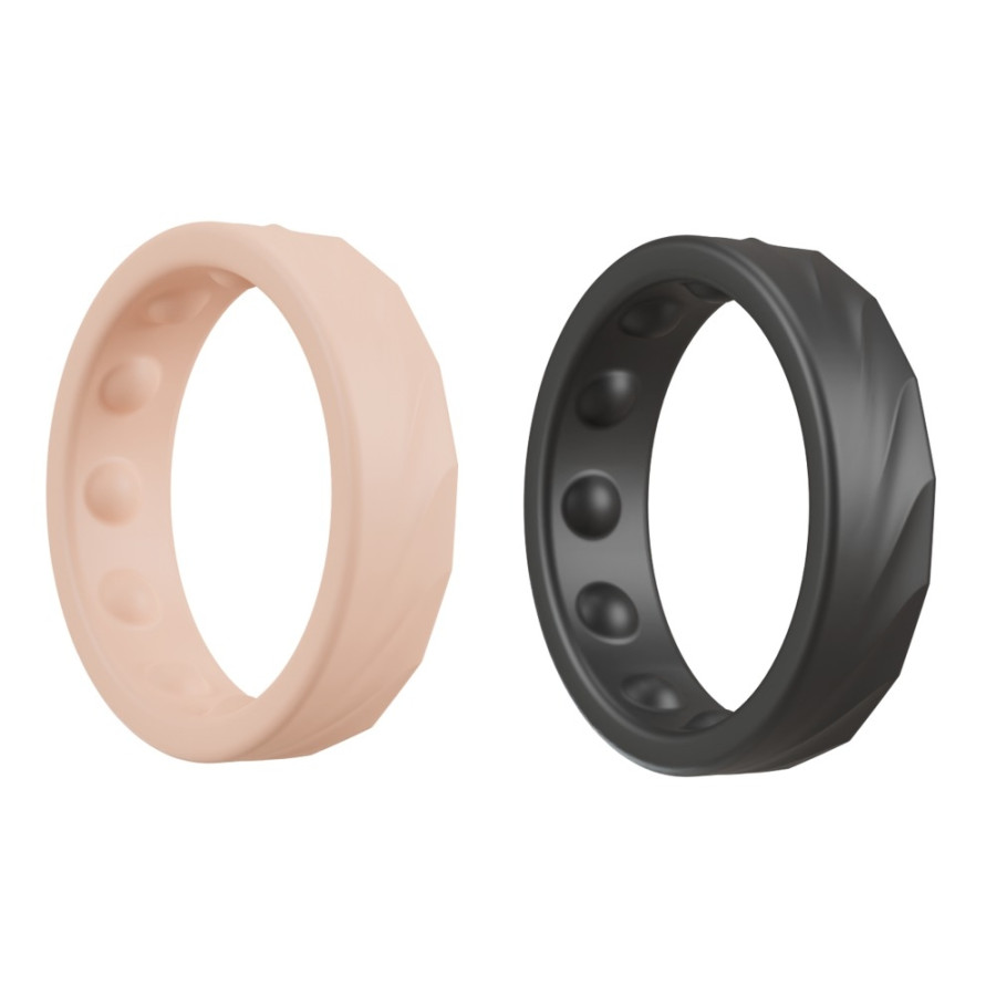 2 Mini anneaux péniens Fit Rings 33mm