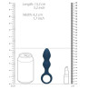 Plug Teardrop Baltic S 9 x 3cm Bleu