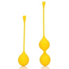 Boules de Kegel en silicone Balls Training Jaunes